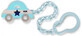 NUK Schnullerband mit Clip 1&#215;1 St&#252;ck, Schnullerband