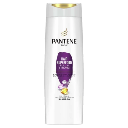 Pantene S Superfood 1×400 ml, shampooing pour cheveux
