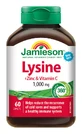 Jamieson Lysine 1000 mg met zink en vitamine C 60 tabletten