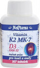 MedPharma VITAMIN K2 MK-7 + D3 1000 IU 1&#215;107 cps, food supplement