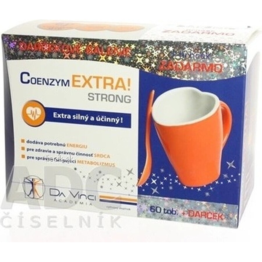 DA VINCI COENZYM Extra Fort 60 mg 1×60 cps, 30+30 gratuit