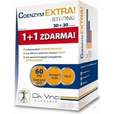 DA VINCI COENZYM Extra Strong 60 mg 1×60 cps, 30+30 free