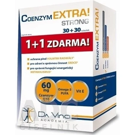DA VINCI COENZYM Extra Strong 60 mg 1×60 cps, 30+30 free