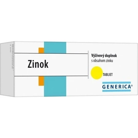 GENERICA Zink 25 mg 1×90 tbl