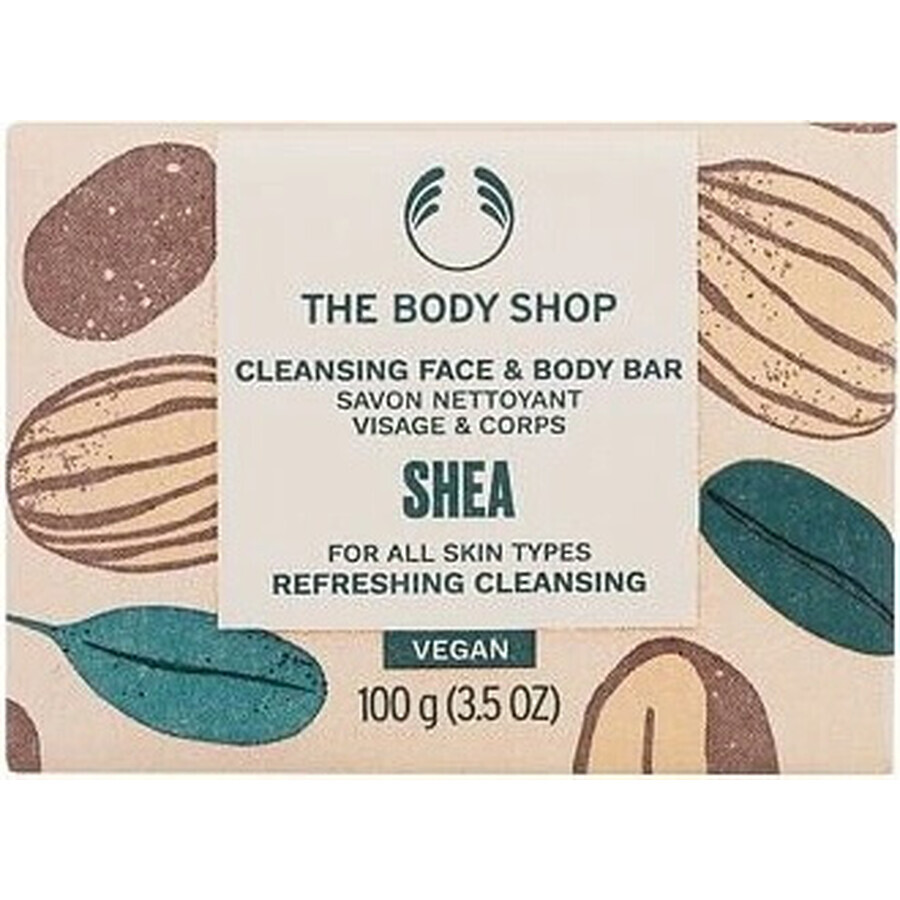 The Body Shop Shea Shea Körper- und Gesichtsseife 1×100 g, Gesichtsseife