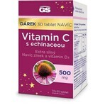 GS Vitamina C 500 con echinacea 1×100 tbl, integratore alimentare