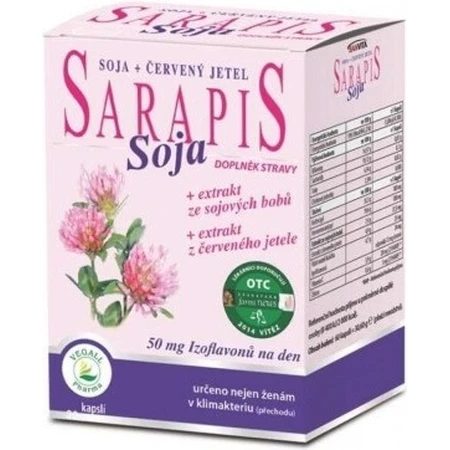 SOJA SOJA SARAPIS 1×30 cps, complemento alimenticio