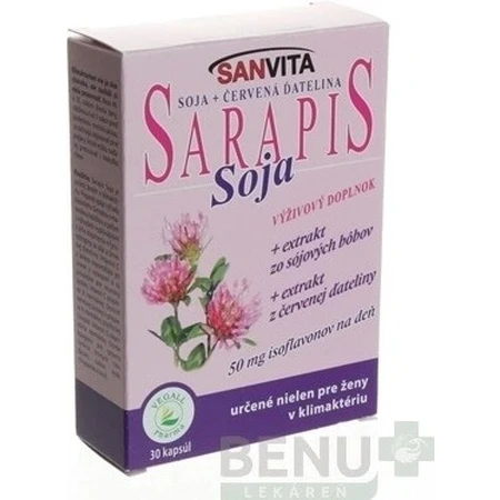 SOJA SOJA SARAPIS 1×30 cps, complemento alimenticio