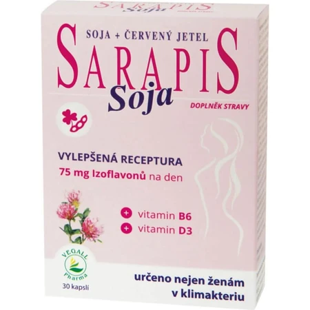 SOJA SOJA SARAPIS 1×30 cps, complemento alimenticio