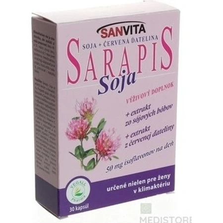 SOJA SOJA SARAPIS 1×30 cps, complemento alimenticio