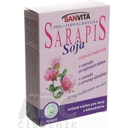 SOJA SOJA SARAPIS 1×30 cps, complemento alimenticio