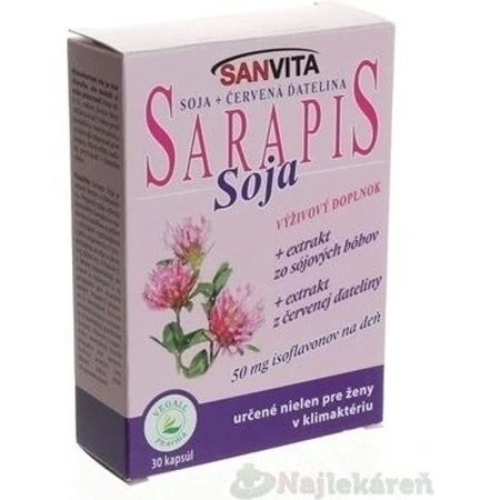 SOJA SOJA SARAPIS 1×30 cps, complemento alimenticio