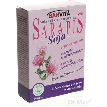 SOJA SOJA SARAPIS 1×30 cps, complemento alimenticio