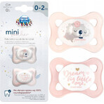 SLEEPY KOALA Silikon Beruhigungsschnuller, symmetrisch MINI 0-2m rosa 1×2 Stück, Beruhigungsschnuller SLEEPY KOALA Silikon Beruhigungsschnuller, symmetrisch MINI 0-2m rosa 1×2 Stück, Beruhigungsschnuller
