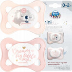 SLEEPY KOALA Silikon Beruhigungsschnuller, symmetrisch MINI 0-2m rosa 1×2 Stück, Beruhigungsschnuller SLEEPY KOALA Silikon Beruhigungsschnuller, symmetrisch MINI 0-2m rosa 1×2 Stück, Beruhigungsschnuller