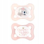SLEEPY KOALA Silikon Beruhigungsschnuller, symmetrisch MINI 0-2m rosa 1×2 Stück, Beruhigungsschnuller SLEEPY KOALA Silikon Beruhigungsschnuller, symmetrisch MINI 0-2m rosa 1×2 Stück, Beruhigungsschnuller
