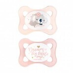 SLEEPY KOALA Silikon Beruhigungsschnuller, symmetrisch MINI 0-2m rosa 1×2 Stück, Beruhigungsschnuller SLEEPY KOALA Silikon Beruhigungsschnuller, symmetrisch MINI 0-2m rosa 1×2 Stück, Beruhigungsschnuller