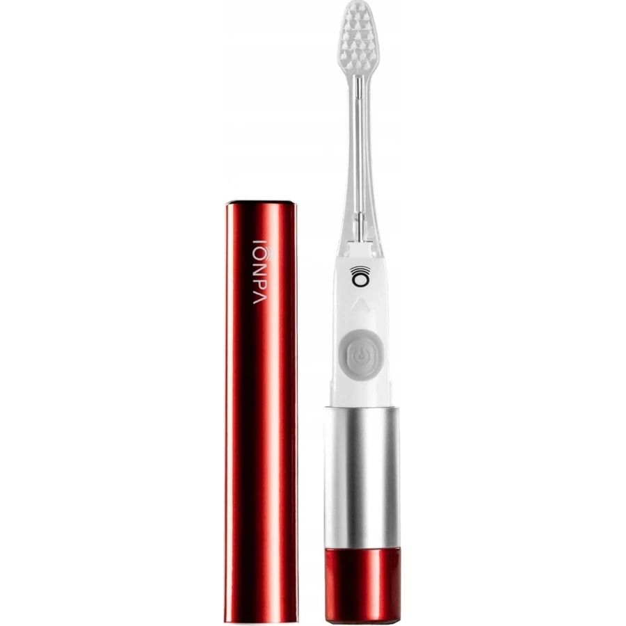 Spazzolino sonico ionizzante IONICKISS IONPA TRAVEL spazzolino sonico ionizzante compatto, rosso 1×1 pz, spazzolino sonico