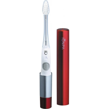 Spazzolino sonico ionizzante IONICKISS IONPA TRAVEL spazzolino sonico ionizzante compatto, rosso 1×1 pz, spazzolino sonico