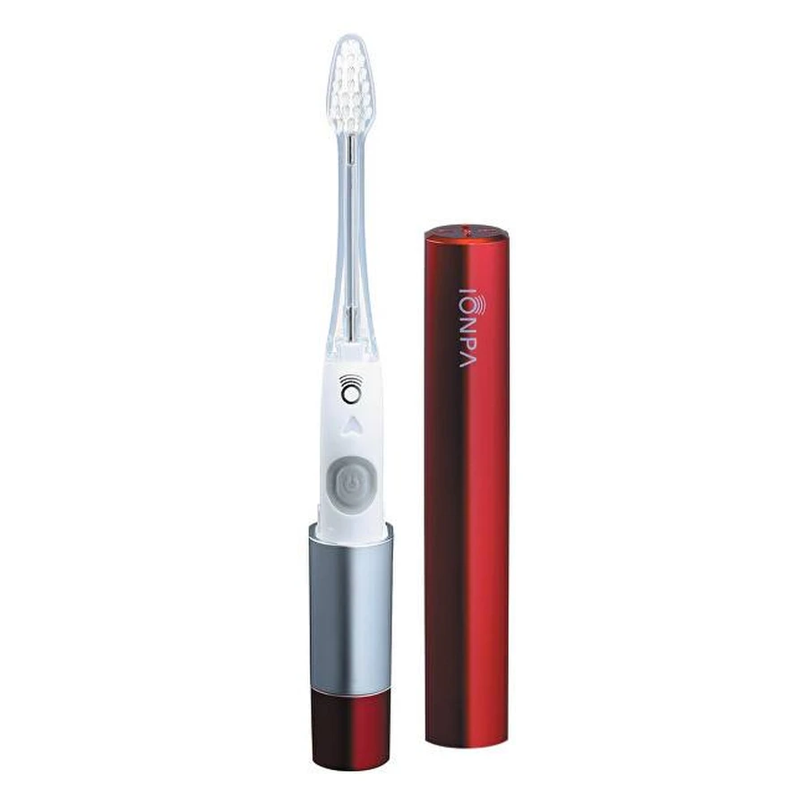 Spazzolino sonico ionizzante IONICKISS IONPA TRAVEL spazzolino sonico ionizzante compatto, rosso 1×1 pz, spazzolino sonico