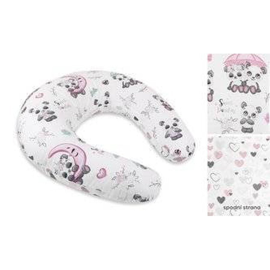 Breastfeeding pillowcase 665/017 panda bear