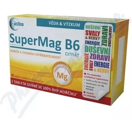 Astina SuperMag B6 CITRAT 1×60 tbl