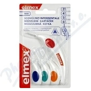 Elmex interdentale tandenborstel 2, 4, 5, 6mm mix 1×4 stuks