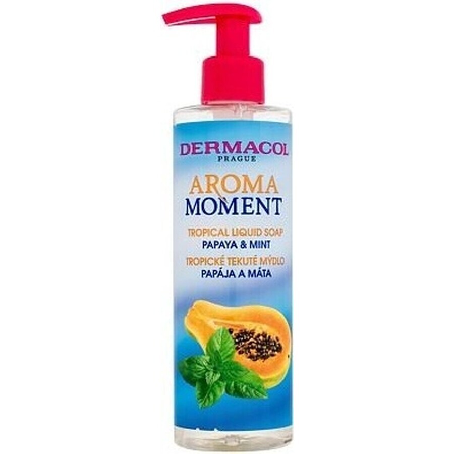 Liquid soap Liquid Soap Aroma Moment Papaya and Mint 1×250 ml, liquid soap