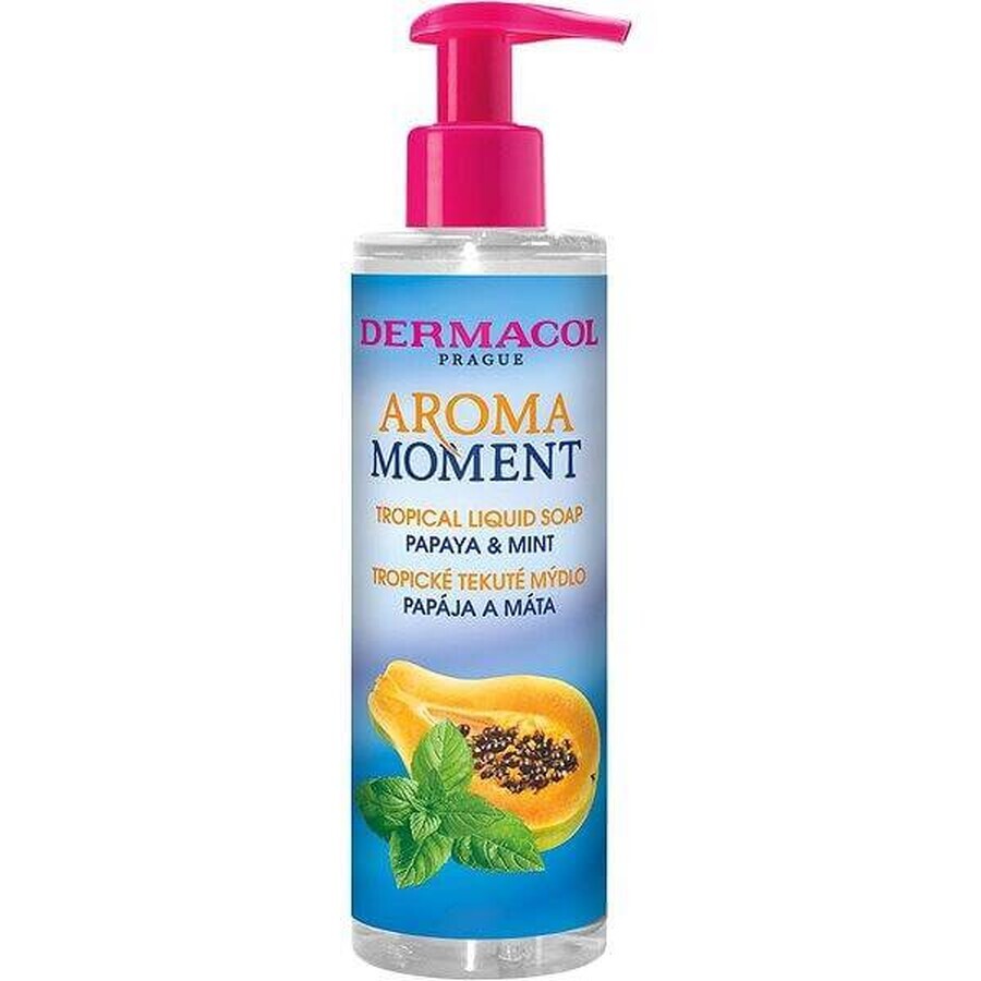 Liquid soap Liquid Soap Aroma Moment Papaya and Mint 1×250 ml, liquid soap