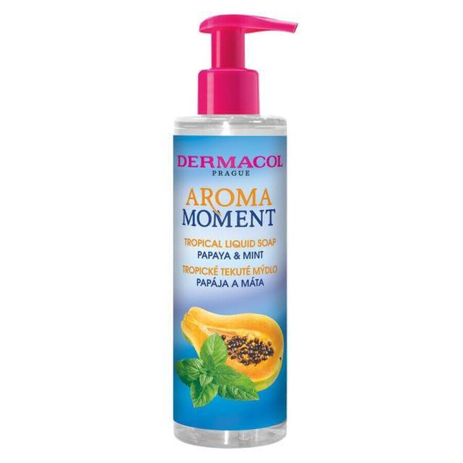 Liquid soap Liquid Soap Aroma Moment Papaya and Mint 1×250 ml, liquid soap
