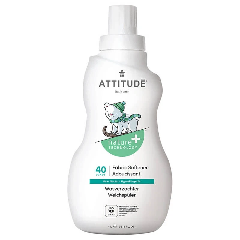 Baby laundry conditioner with pear nectar, 1L, Attitude