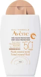 AVENE FLUIDE MINÉRAL TEINTÉ SPF50+ tinted mineral tinted fluid (very high protection) 1x40 ml