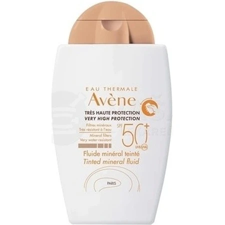 AVENE FLUIDE MINERAL TEINTÉ SPF50+ Fluide minéral teinté (très haute protection) 1x40 ml
