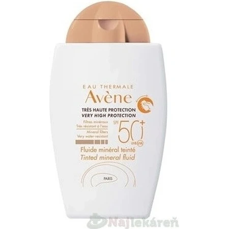 AVENE FLUIDE MINERAL TEINTÉ SPF50+ Fluide minéral teinté (très haute protection) 1x40 ml
