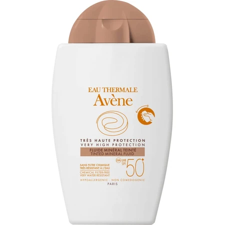 AVENE FLUIDE MINERAL TEINTÉ SPF50+ Fluide minéral teinté (très haute protection) 1x40 ml