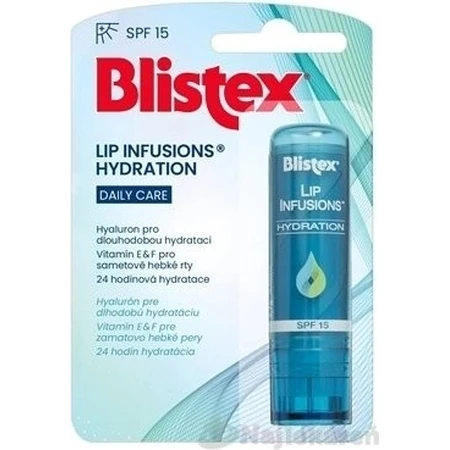 Blistex LIP INFUSIONS HYDRATION SPF 15 1×3,7 g, lip balm