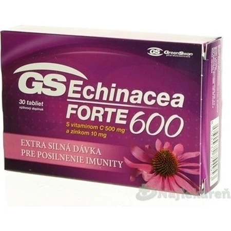 GS Echinacea FORTE 600mg 1×30 tbl, voedingssupplement