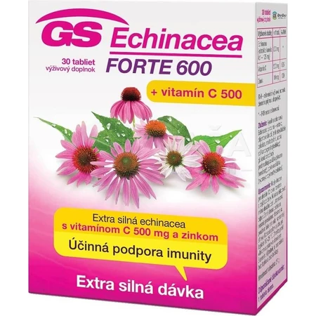 GS Echinacea FORTE 600mg 1×30 tbl, voedingssupplement