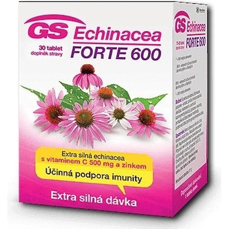 GS Echinacea FORTE 600mg 1×30 tbl, food supplement