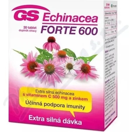 GS Echinacea FORTE 600mg 1×30 tbl, voedingssupplement