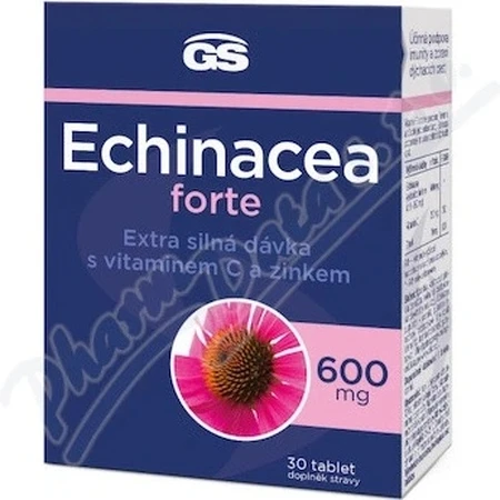 GS Echinacea FORTE 600mg 1×30 tbl, voedingssupplement