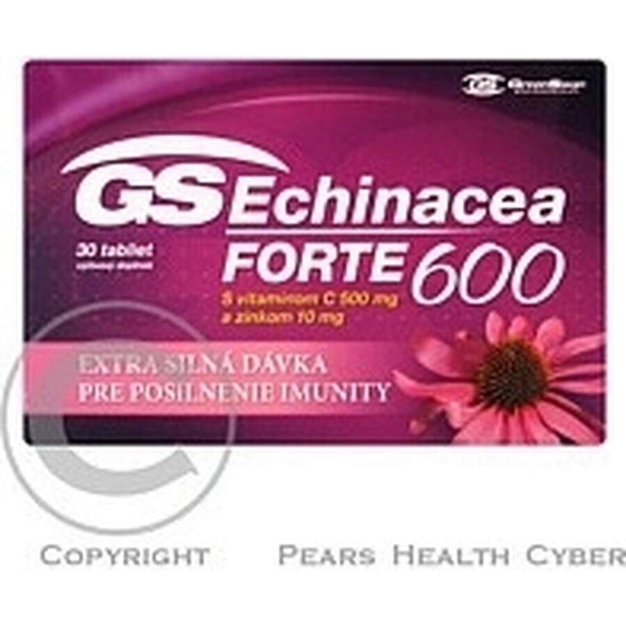 GS Echinacea FORTE 600mg 1×30 tbl, food supplement