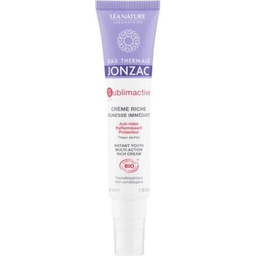 JONZAC Sublimactive BIO NIGHT REGENERATING CREAM gegen Hautalterung und Fältchen 1×40 ml