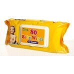 Toallitas para bebés con VITAMINA E 1×80 uds, toallitas de lana