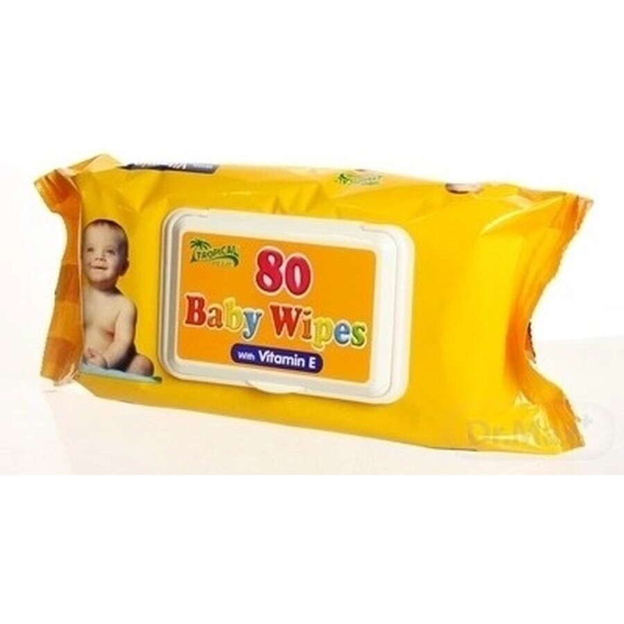 Comprar Toallitas para bebés con VITAMINA E 1×80 uds, toallitas de lana Toallitas para bebés con VITAMINA E 1×80 uds, toallitas de lana