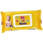 Toallitas para bebés con VITAMINA E 1×80 uds, toallitas de lana
