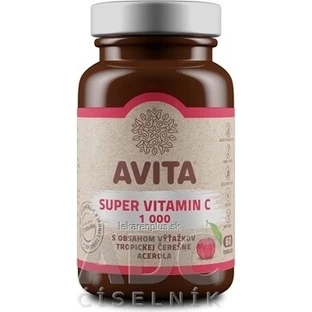 AVITA SUPER VITAMINE C 1000 mg 1×60 cps, voedingssupplement