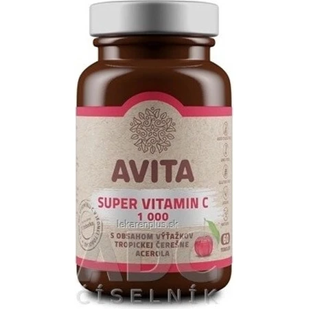 AVITA SUPER VITAMINE C 1000 mg 1×60 cps, voedingssupplement