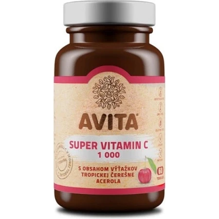 AVITA SUPER VITAMINE C 1000 mg 1×60 cps, voedingssupplement