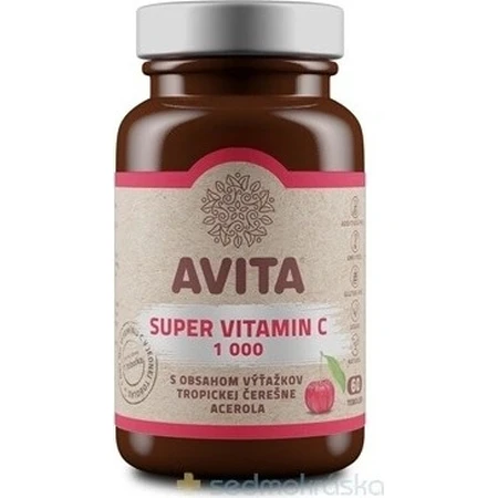 AVITA SUPER VITAMINE C 1000 mg 1×60 cps, voedingssupplement